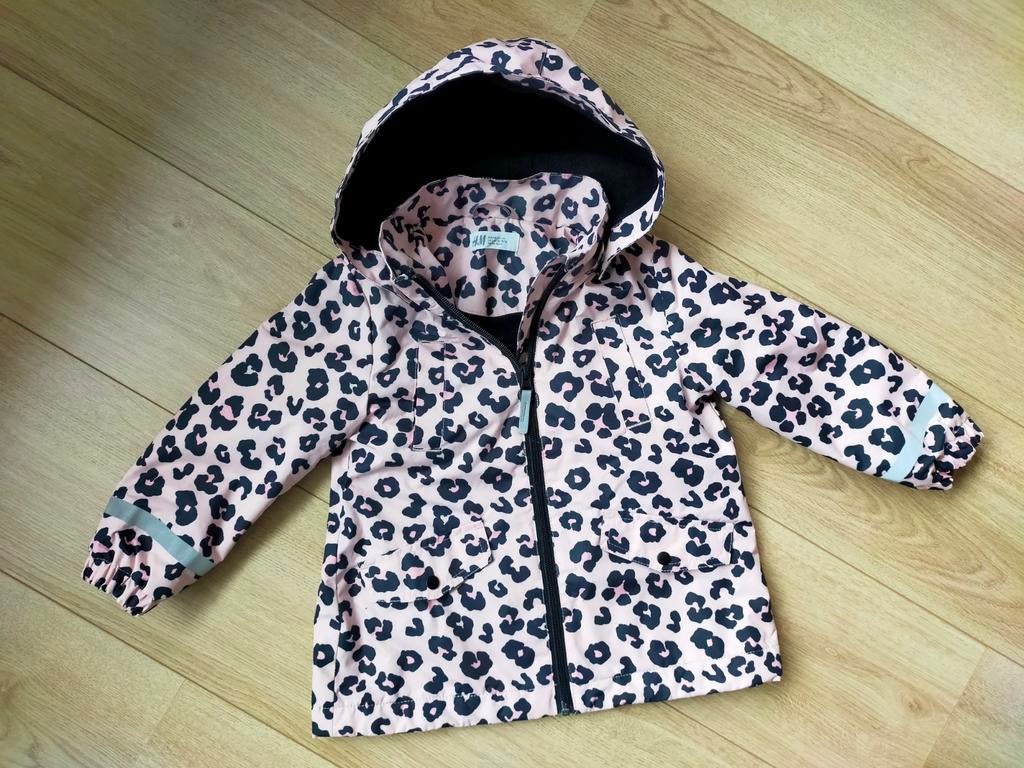 Zgan! Heerlijk roze luipaard softshell jack van H&M! Mt 104, Kinderen en Baby's, Meisje, Ophalen of Verzenden, Zo goed als nieuw