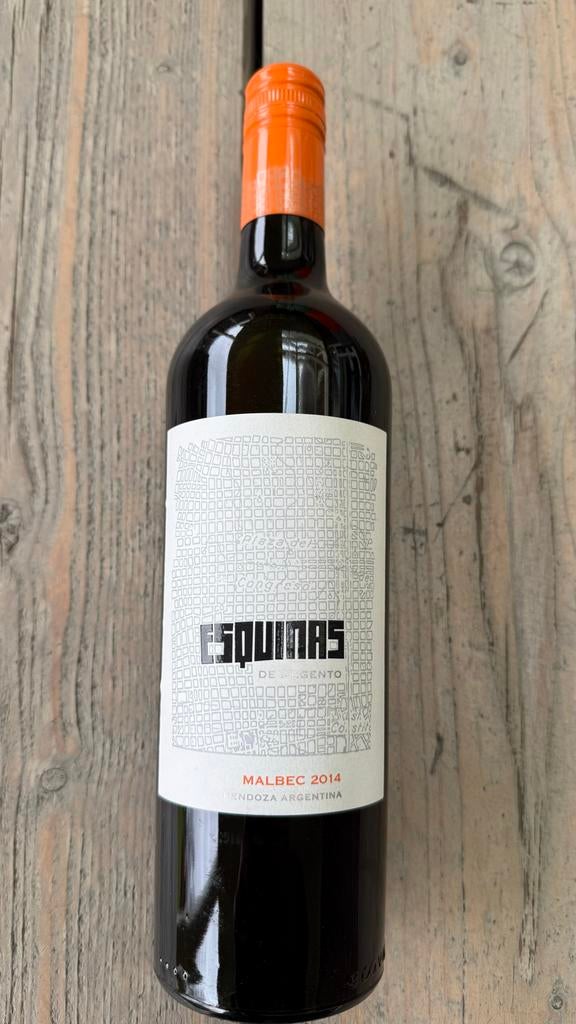4 flessen Esquinas de Argento Malbec 2014, Nieuw, Ophalen of Verzenden, Zuid-Amerika, Rode wijn