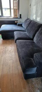 Urban Sofa Hoekbank Antraciet - 340x100 - Goede Staat, Gebruikt, Hoekbank, 300 cm of meer, 75 tot 100 cm