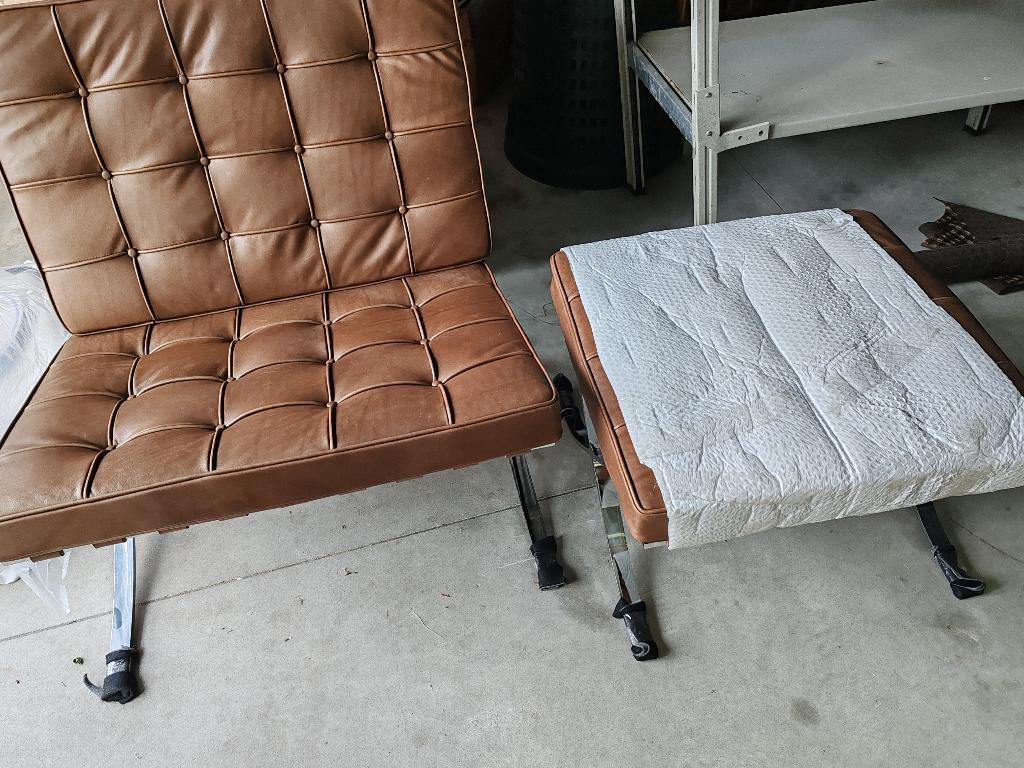 Barceloina stoelen, Eero Saarinen, Ronde tafels, Ovalen, Overige kleuren, Nieuw, Leer, Ophalen of Verzenden