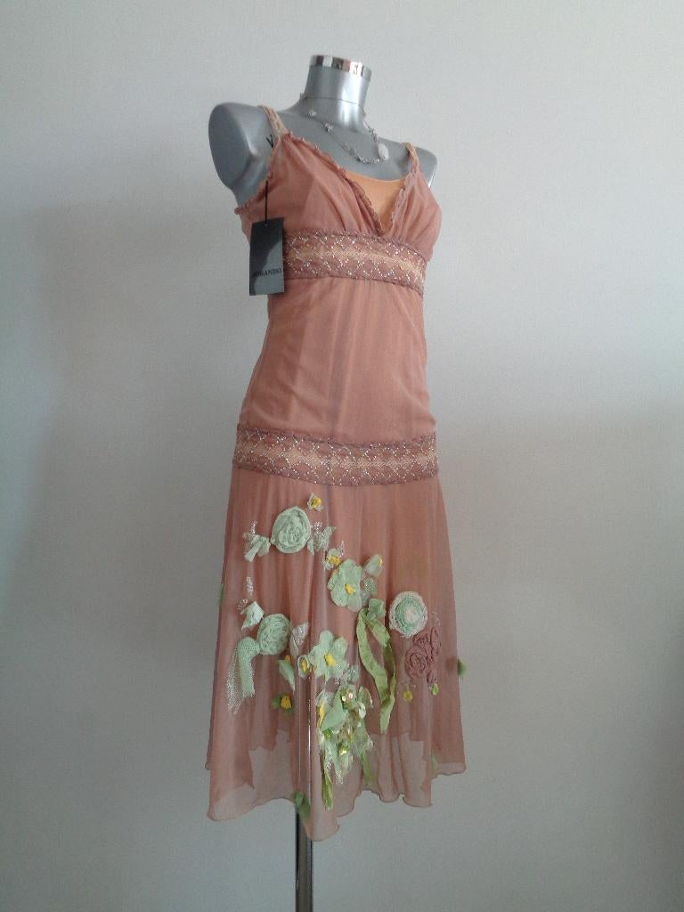 Jorando Italy designer jurk, maat 36/38 Nieuw, kaartje, Verzenden, Nieuw, Knielengte, Maat 36 (S)