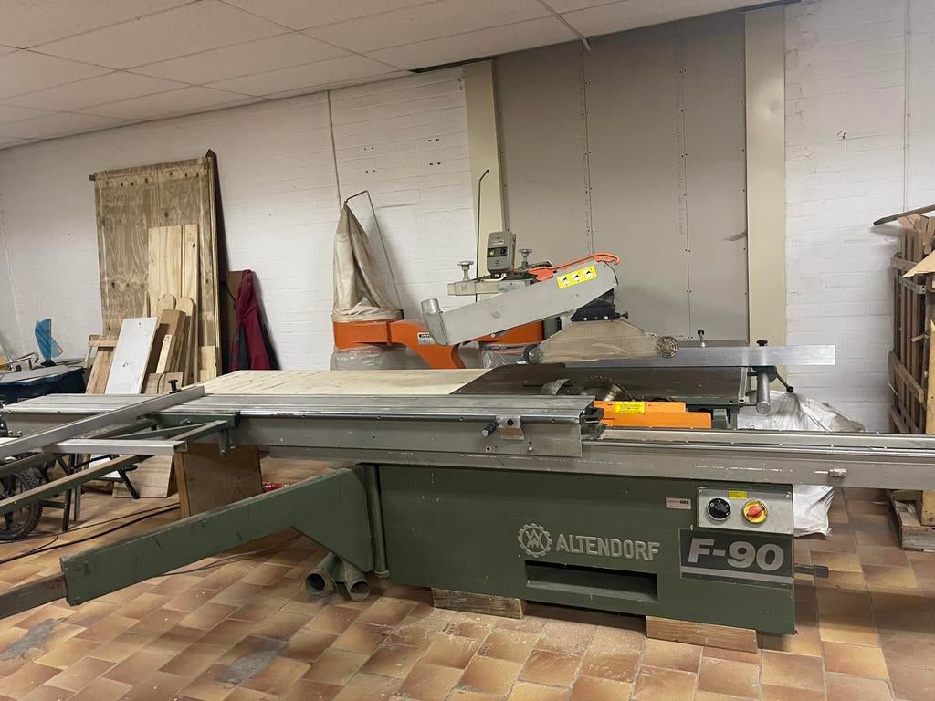 Altendorf formaatzaag, Ophalen, Gebruikt, 1200 watt of meer, 70 mm of meer