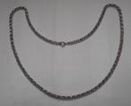 Zilveren jasseron schakel ketting nr.975, Sieraden, Tassen en Uiterlijk, Verzenden, Zo goed als nieuw, Zilver, Zilver