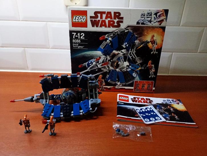 Lego Star Wars 8086 Droid Tri-Fighter, Kinderen en Baby's, Speelgoed | Duplo en Lego, Zo goed als nieuw, Lego, Complete set, Ophalen