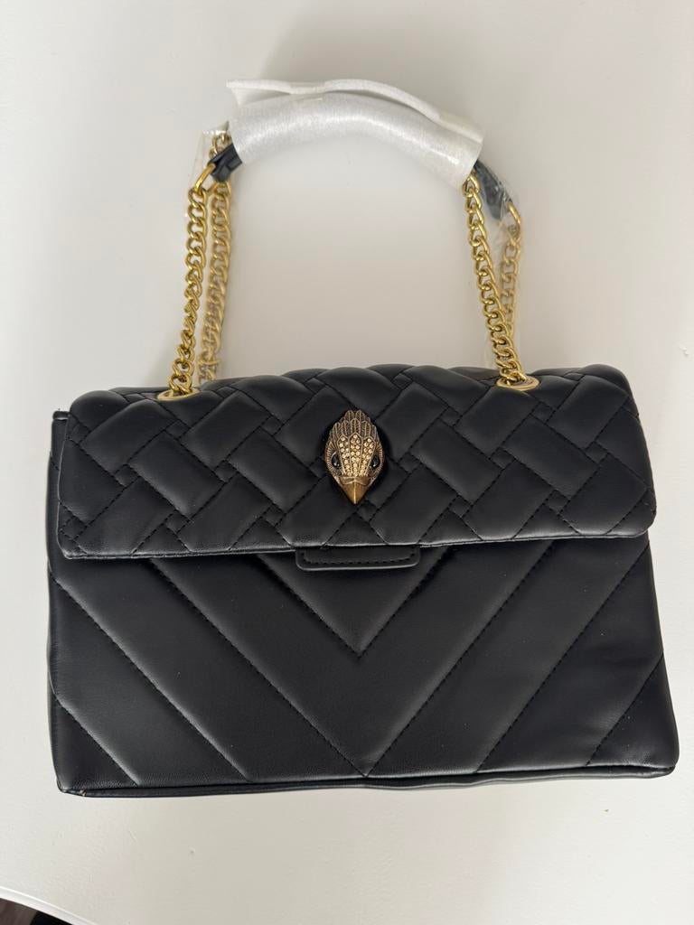 Kurt Geiger Kensington tas zwart NIEUW!, Ophalen of Verzenden, Nieuw, Zwart, Schoudertasje