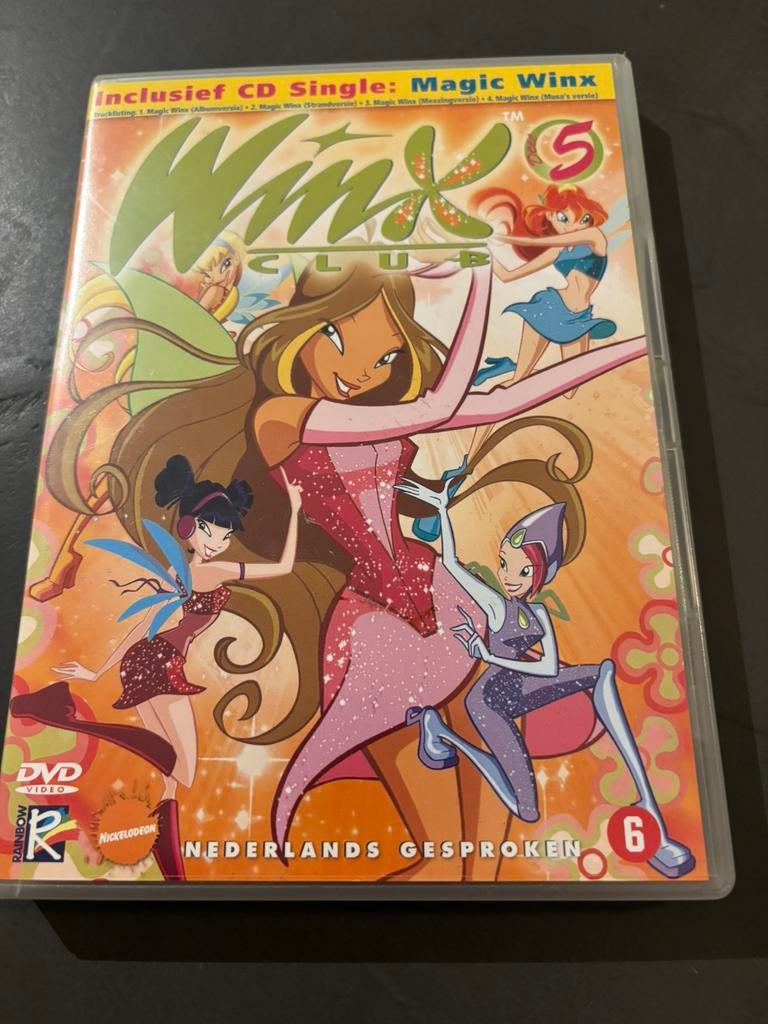 Winx Club Deel 5 inclusief cd single: Magic Winx, Alle leeftijden, Ophalen of Verzenden, Zo goed als nieuw, Amerikaans