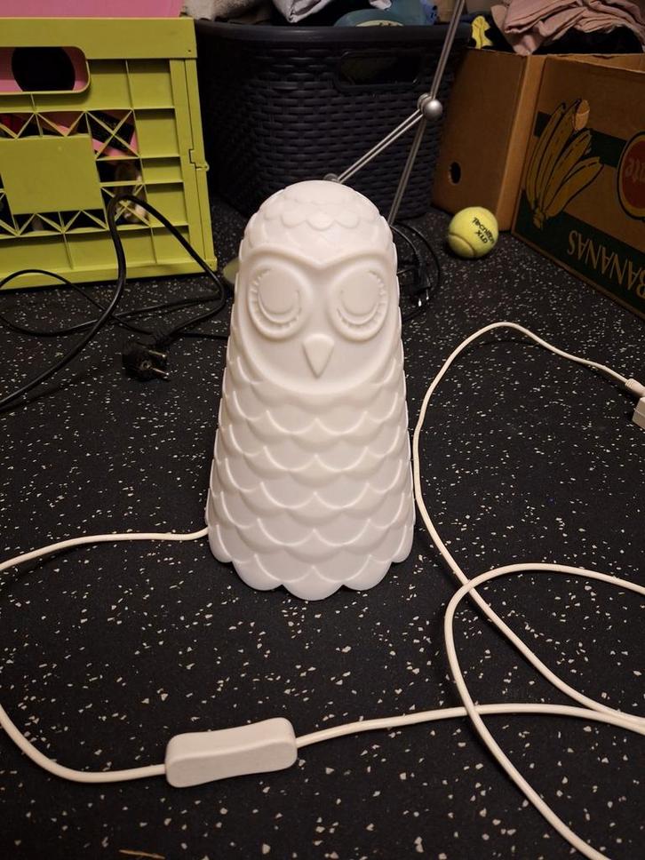 IKEA Uil Lamp - Charmante Nachtlamp voor Kinderkamer, Huis en Inrichting, Lampen | Overige, Zo goed als nieuw, Ophalen of Verzenden