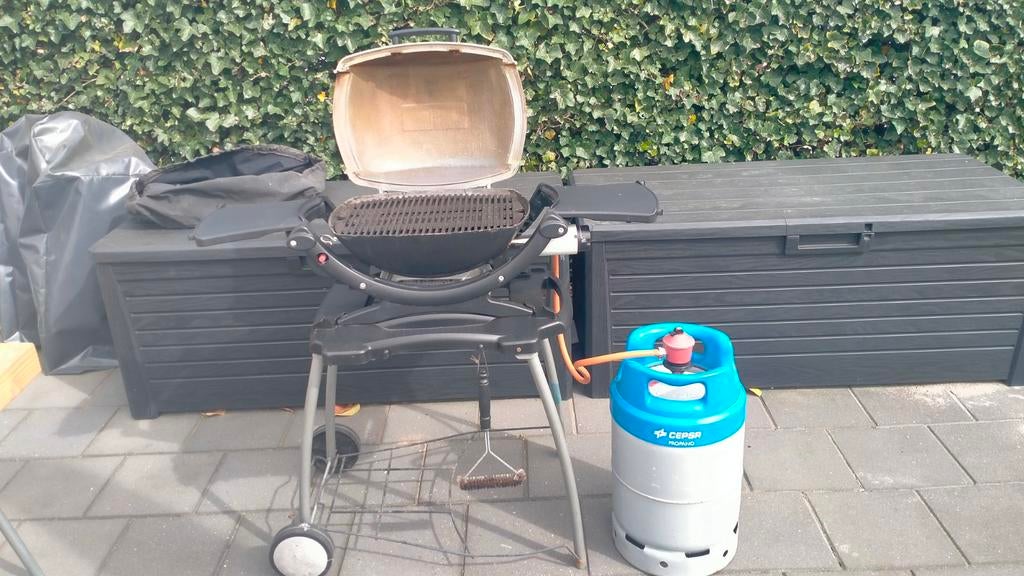 Weber gasbarbecue zonder gasfles, Tuin en Terras, Gasbarbecues, Ophalen