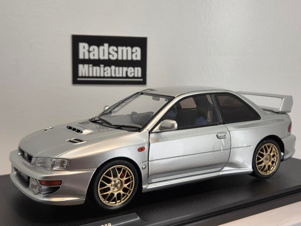 Subaru Impreza 22B - Silver - 1:18 Solido, Hobby en Vrije tijd, Modelauto's | 1:18, Auto, Solido, Nieuw, Ophalen of Verzenden
