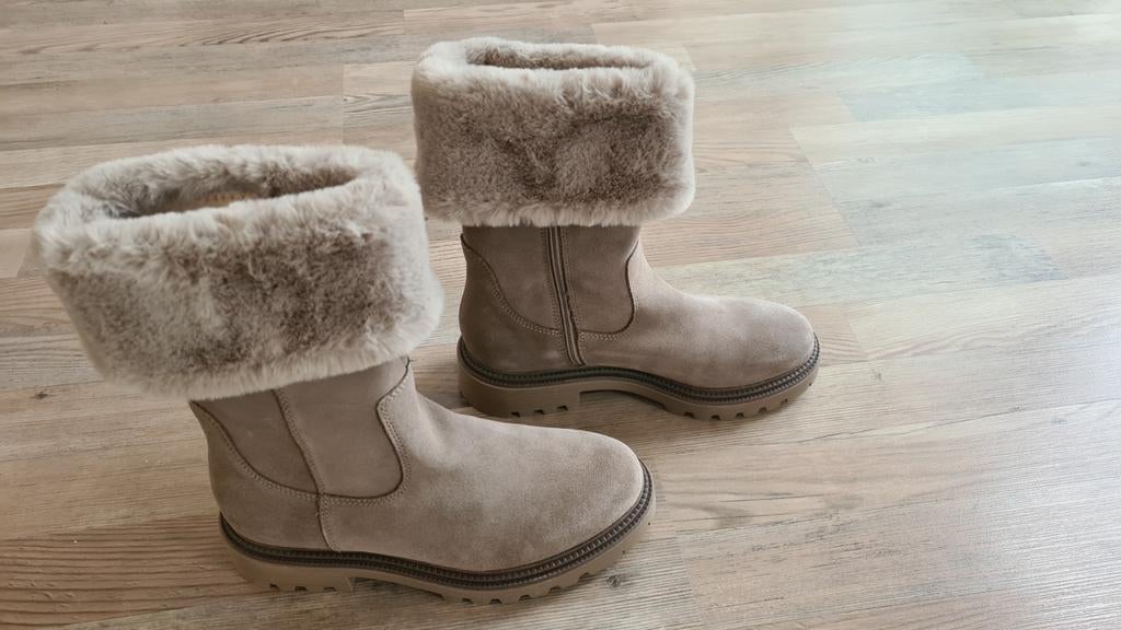 NIEUW, LAARZEN, Hoge laarzen, Beige, Nieuw, Ophalen