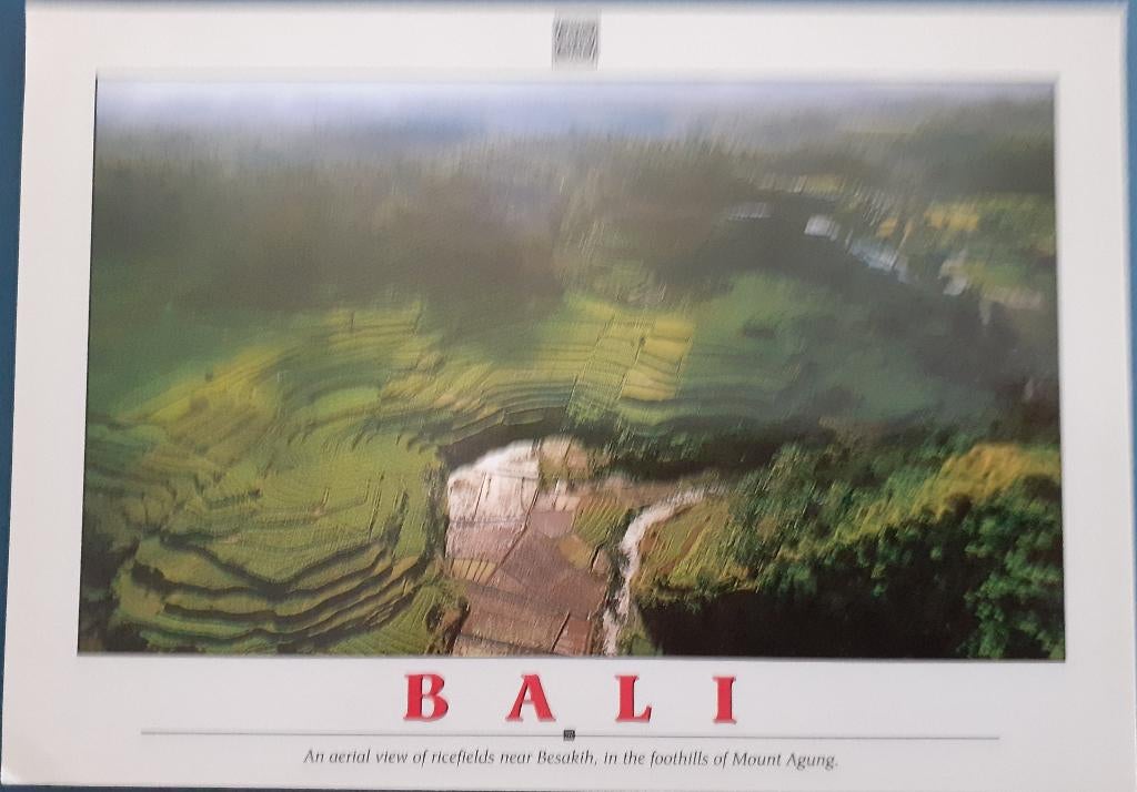 Ansichtkaart Indonesie Bali, Verzamelen, Ophalen of Verzenden, 1980 tot heden, Gelopen, Buiten Europa