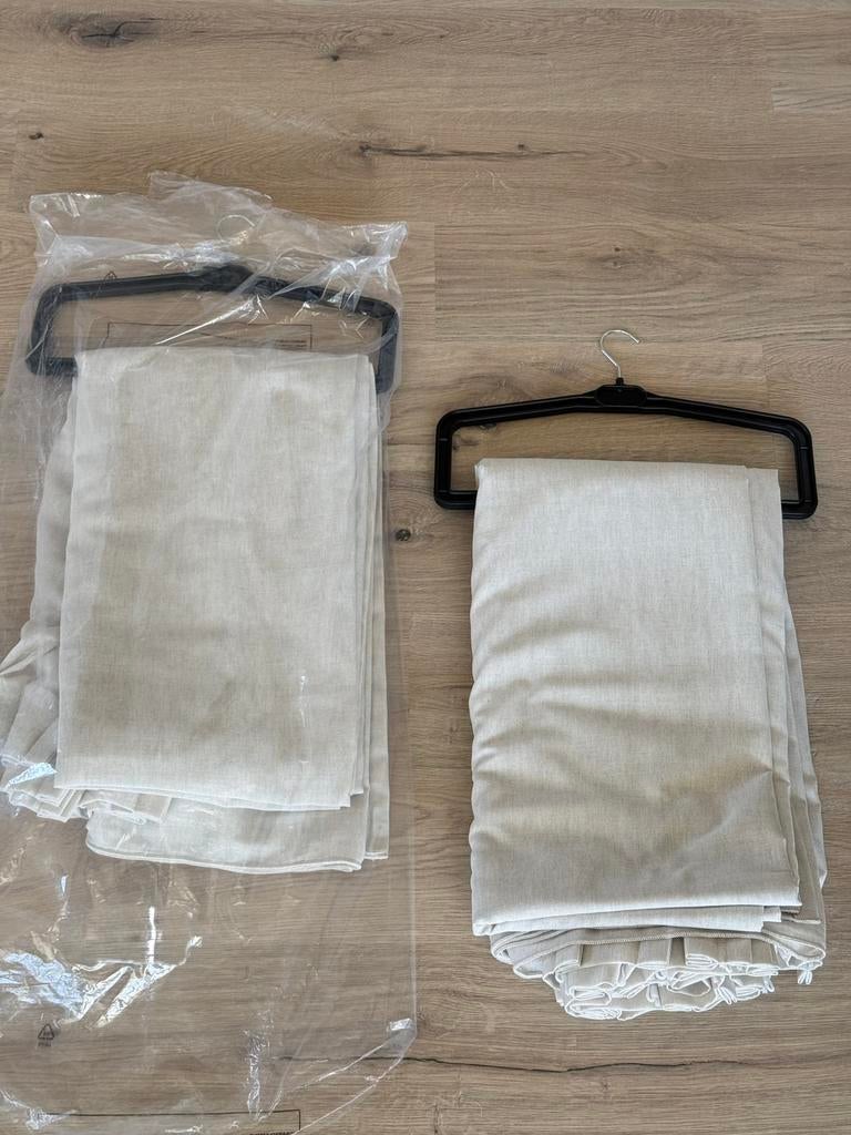 Splinternieuwe inbetween gordijnen Ella naturel, Huis en Inrichting, Stoffering | Gordijnen en Lamellen, Crème, 200 cm of meer