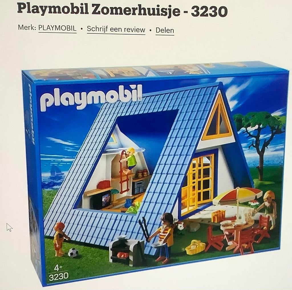 Playmobil zomerhuis nr 3230, Ophalen of Verzenden, Zo goed als nieuw