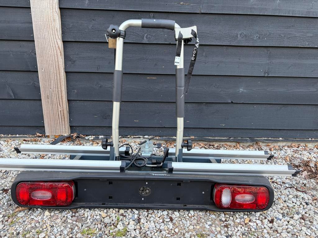 Twinny Load e-base fietsendrager (7 & 13 polig), Ophalen, Gebruikt, 2 fietsen, Trekhaakdrager