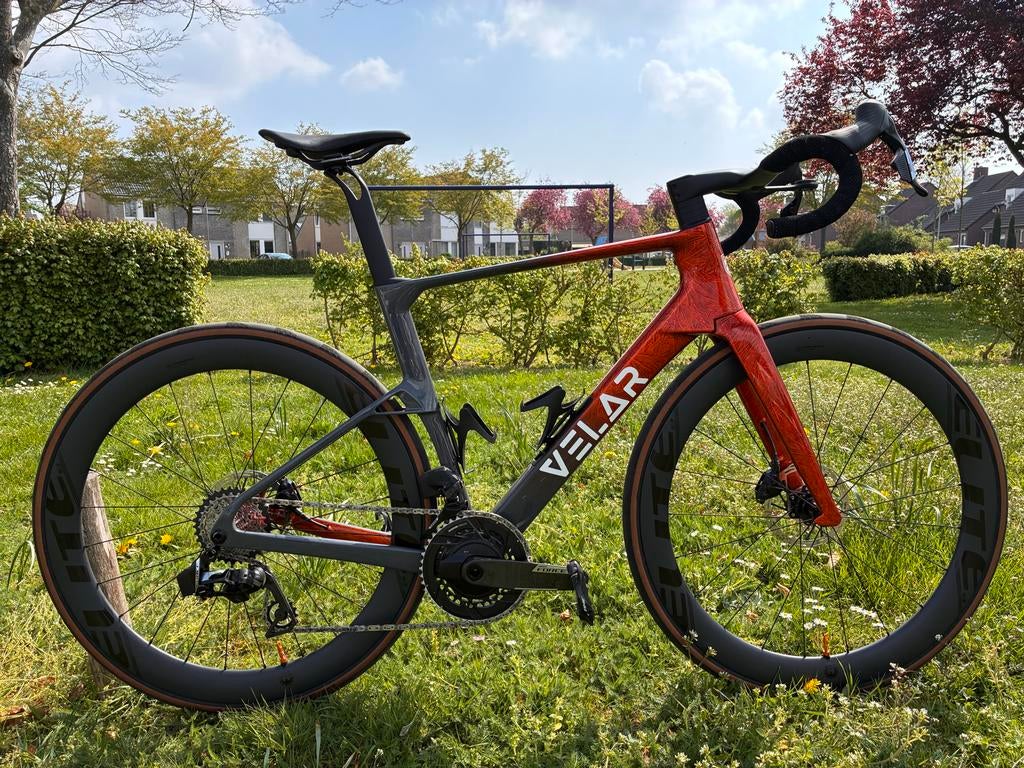 Velar racefiets carbon SRAM Force AXS, 28 inch, Carbon, Heren, Nieuw