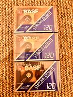 3X BASF CHROME EXTRA ll 120 SEALED, 2 t/m 25 bandjes, Overige genres, Ophalen of Verzenden, Zo goed als nieuw