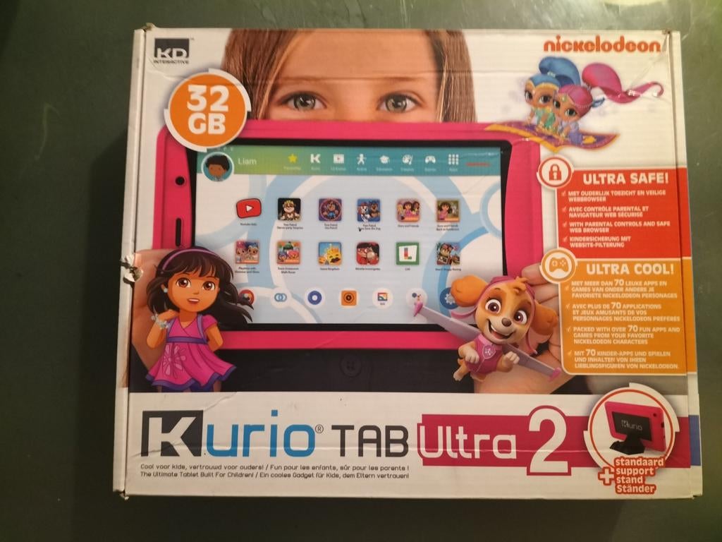 Kurio Tab Ultra 2 Kids Tablet - 32GB, Roze, Computers en Software, Android Tablets, Kurio, Usb-aansluiting, 32 GB, Ophalen of Verzenden