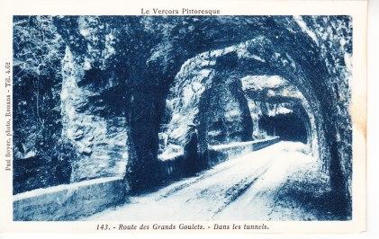 DRÔME,- Route des Grands Goulets. Dans les Tunnels. 21-04, Ophalen of Verzenden, Voor 1920, Ongelopen, Frankrijk