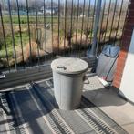 Zinken vuilnisbak, Ophalen, Gebruikt, 40 liter of meer, Metaal