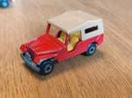 Matchbox CJ6 JEEP ROOD, Ophalen of Verzenden, Zo goed als nieuw, Auto