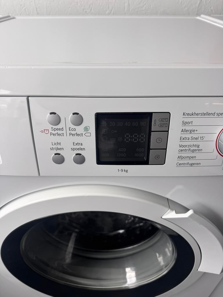 BOSXH 1600 LOGIXX VARIO A+++ 9 KG met 2 jaar garantie, N, N, Refurbished, Ophalen of Verzenden