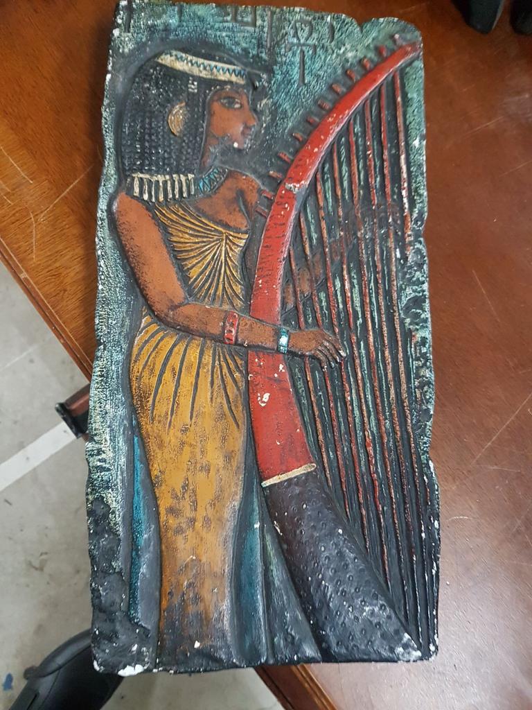 Oud Egypte zwaar hout beeld, Antiek en Kunst, Ophalen of Verzenden