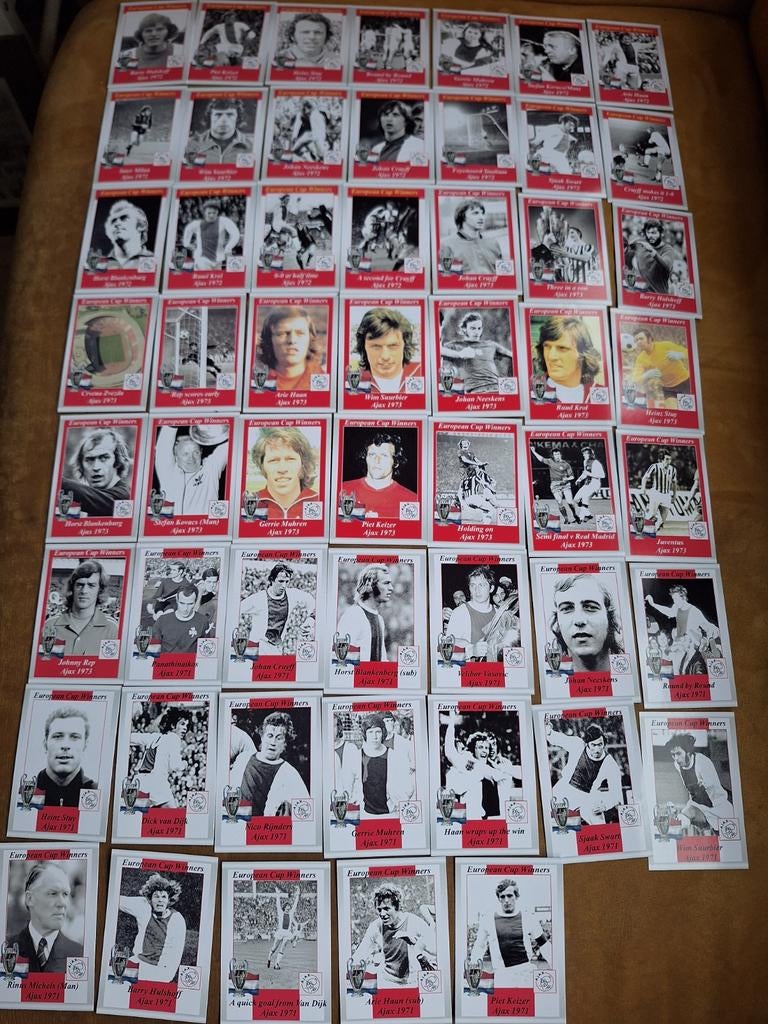 Ajax European Cup Figurina 1972/1973 voetbalplaatjes, Verzamelen, Ophalen of Verzenden