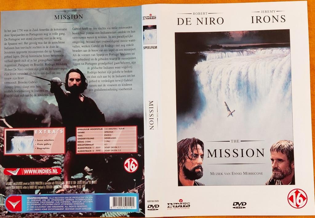 The Mission DVD - Historisch Drama met Robert De Niro, Vanaf 16 jaar, Ophalen of Verzenden, Gebruikt, Historisch of Kostuumdrama