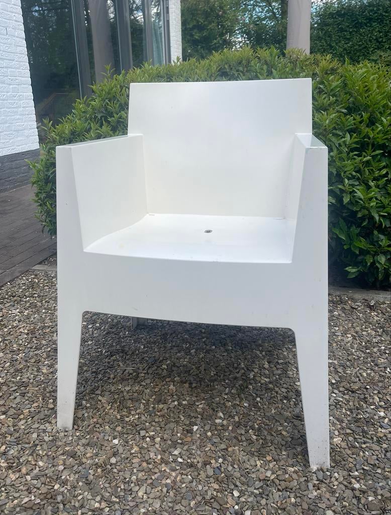 Mooie Driade Toy tuinstoelen design Starck 6 stuks, Ophalen, Gebruikt, Kunststof, Stapelbaar