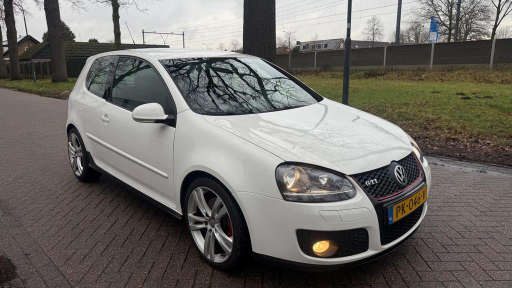 Volkswagen Golf 2.0 TFSI GTI 2007 APK, Auto's, Gebruikt, 4 cilinders, Wit, Bedrijf