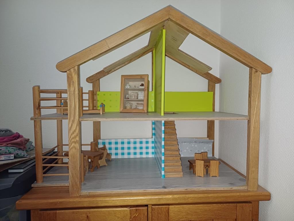 Poppenhuis, Kinderen en Baby's, Speelgoed | Poppenhuizen, Ophalen, Gebruikt, Poppenhuis