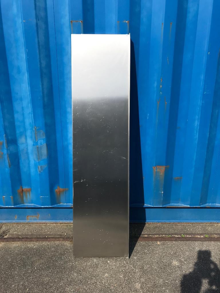 RVS wandplank / RVS boekenplank / RVS keukenplank 138/35 cm, Ophalen, Gebruikt