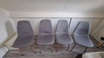 Set van 4 grijze eetkamerstoelen jysk met ikea tafel, Ophalen, Grijs, Vier