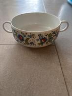 Melitta kom met bloemenpatroon, Keramiek, Ophalen of Verzenden, Zo goed als nieuw, Kom(men)