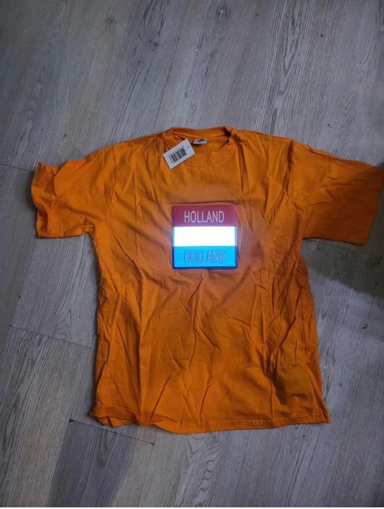 oranje Holland shirtjes met licht, in diverse maten, Ophalen of Verzenden, Nieuw, Shirt