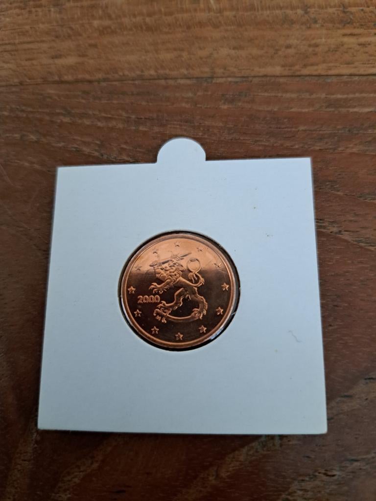 Finse 5 cent munt 2000, Ophalen of Verzenden, Finland, 5 cent, Losse munt