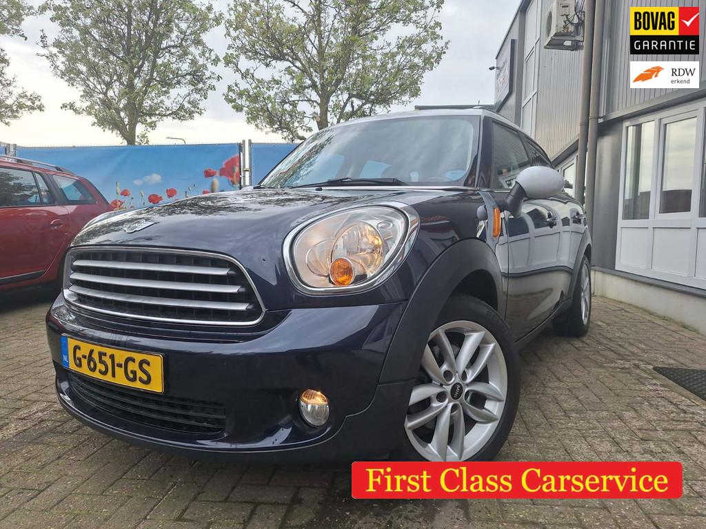 Mini Mini Countryman 1.6 Cooper Chili| Accessoirerail | Airc, Auto's, Voorwielaandrijving, Euro 5, Gebruikt, Blauw