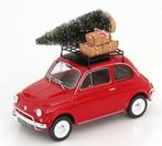 Fiat 500 L 1968 “Christmas Edition” Rood 1-18 Norev, Tschuiten@hotmail.com, Auto, Frankrijk, Norev