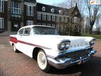 Pontiac STRATO CHIEF UNIEK SEDAN 1958 IZGST EX TROUWAUTO, Gebruikt, Overige modellen, Wit, Handgeschakeld