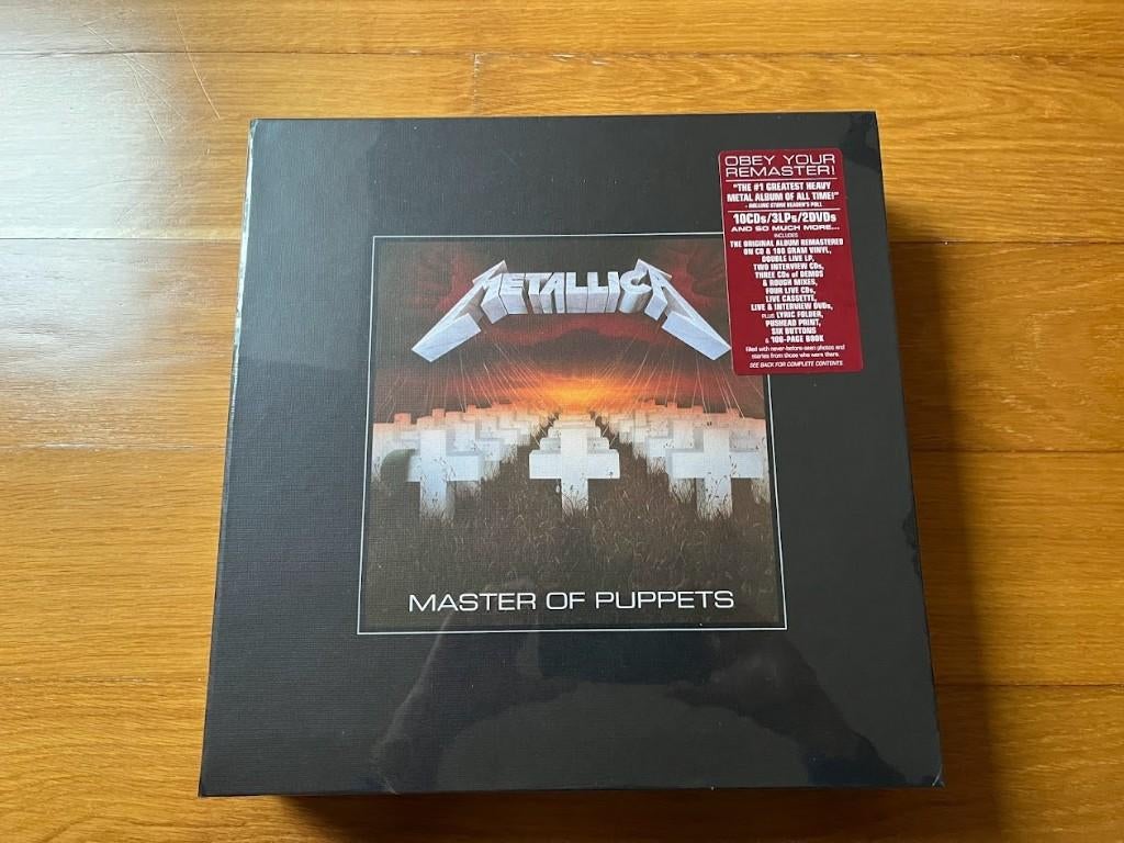Metallica - Master of Puppets deluxe boxset *sealed*, Ophalen of Verzenden, Nieuw in verpakking, Boxset