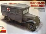 MiniArt 1/35 GAZ-03-30 Ambulance 35160, Overige merken, 1:32 tot 1:50, Nieuw, Ophalen of Verzenden