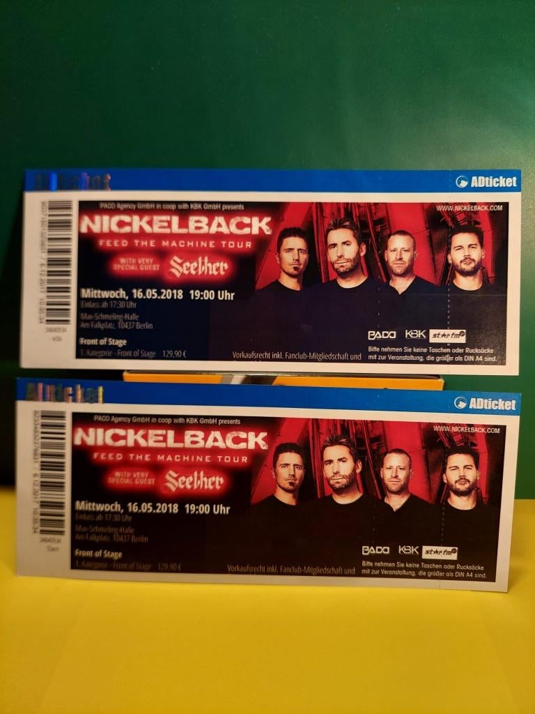 Verzameling ongebruikte Concertkaarten MINT kwaliteit (80X), Drie personen of meer, Maart