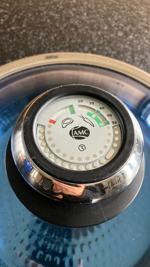 AMC premium hotpan, Kookpan of Snelkookpan, Ophalen of Verzenden, Zo goed als nieuw, Rvs