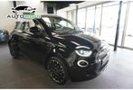 Fiat 500 C La Prima 42 kWh Cabriolet 360 Camera Lederen bekl, Auto's, Gebruikt, Cabriolet, 4 stoelen, Zwart