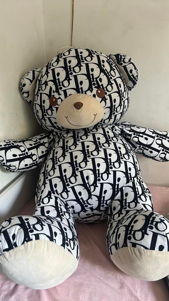 Dior beer wit zwart!, Ophalen of Verzenden, Zo goed als nieuw, Stoffen beer, Overige merken