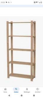 Gratis stellingkast hout, Ophalen, Gebruikt