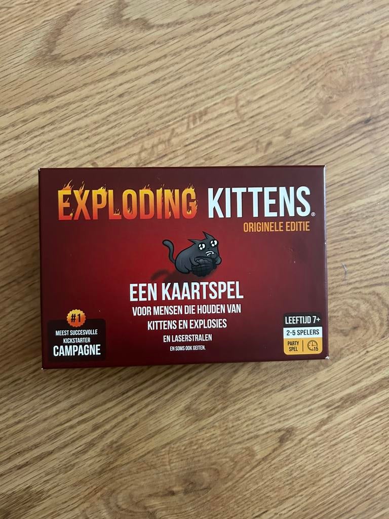 Exploding Kittens Kaartspel, Ophalen, Zo goed als nieuw