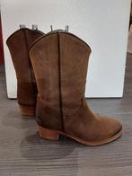 Cowboy laarsjes van Manfield - Maat 38, Bruin, Lage of Enkellaarzen, Ophalen of Verzenden, Manfield