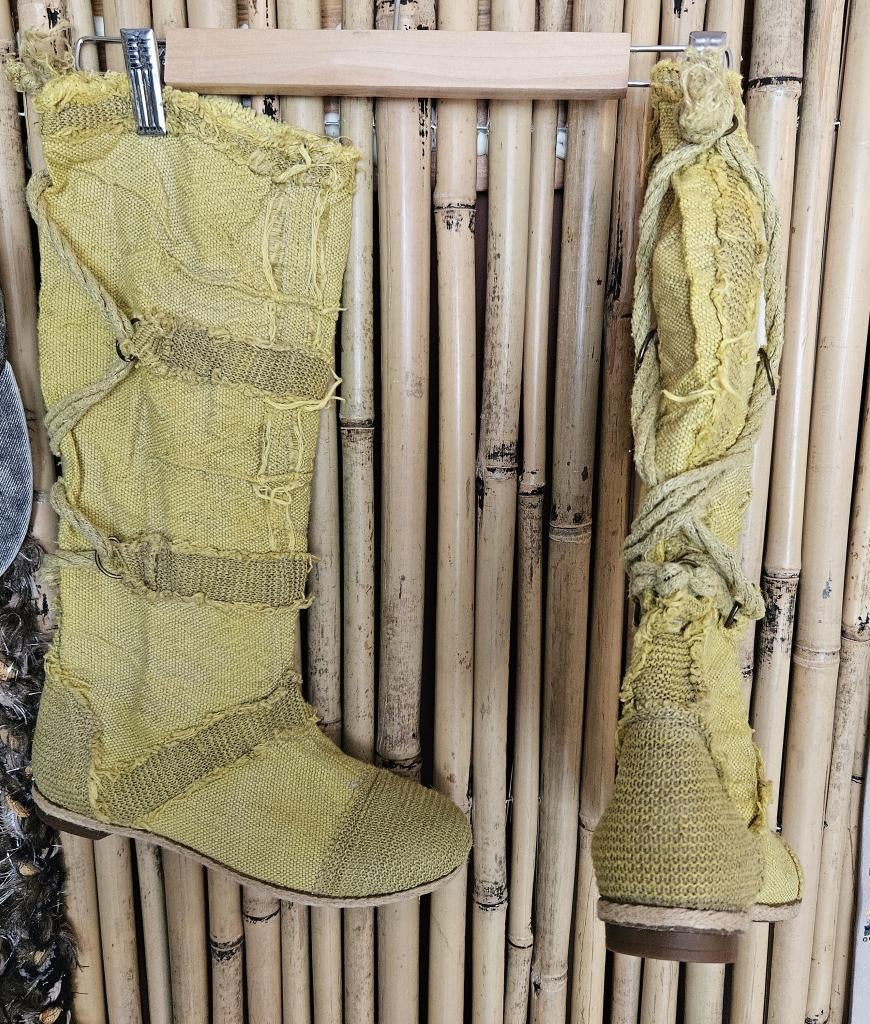 Jutte zomer laarzen, Kleding | Dames, Schoenen, Geel, Overige typen, Nieuw, Ophalen of Verzenden