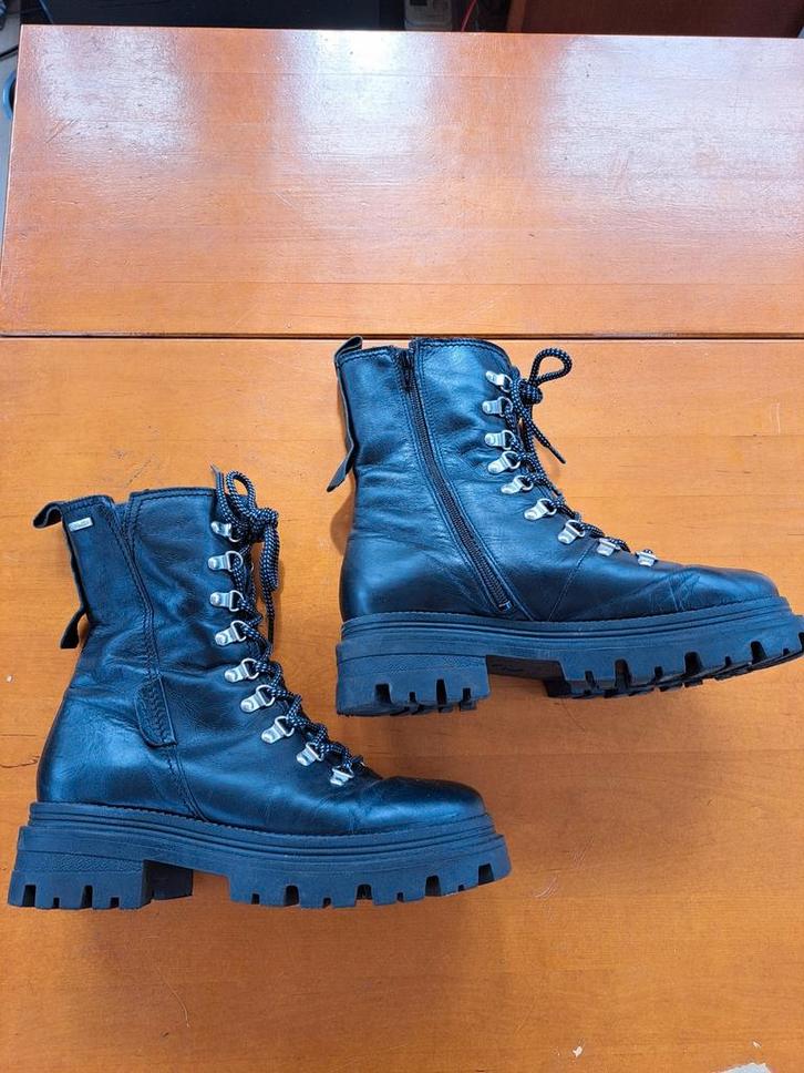 Tamaris winter enkel laarsjes, zwart maat 40, gevoerd, Kleding | Dames, Schoenen, Zo goed als nieuw, Lage of Enkellaarzen, Zwart